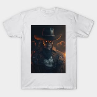 Dark Fantasy Skull Fire T-Shirt